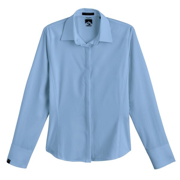 Women's Executive 4-Way Stretch Solid Button Up Thumbnail
