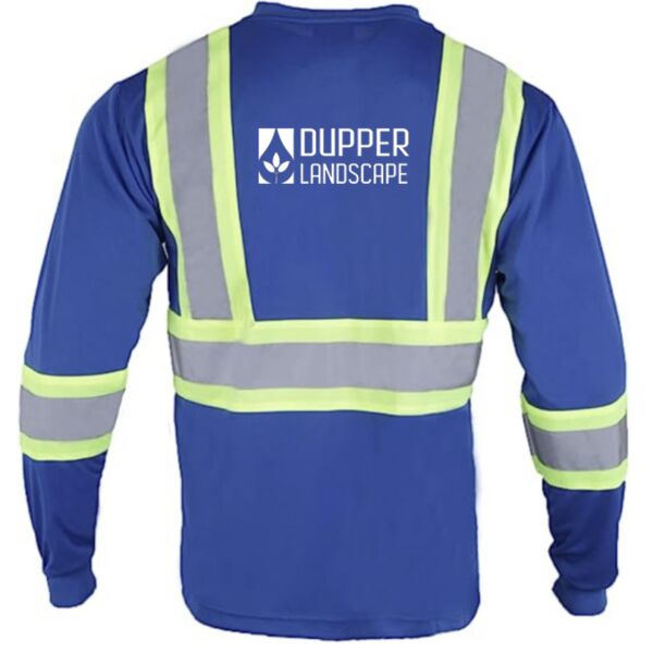 Reflective Blue Long Sleeve Shirts Thumbnail