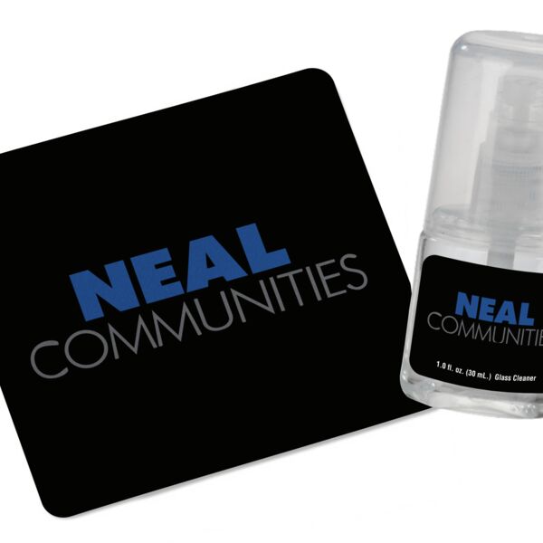1 oz Glass/Lens Cleaner + 4" Sublimated Lens Cloth Thumbnail