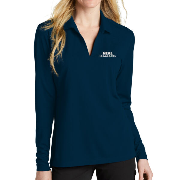   - Women's Dri FIT Micro Pique 2.0 Long Sleeve Polo Thumbnail