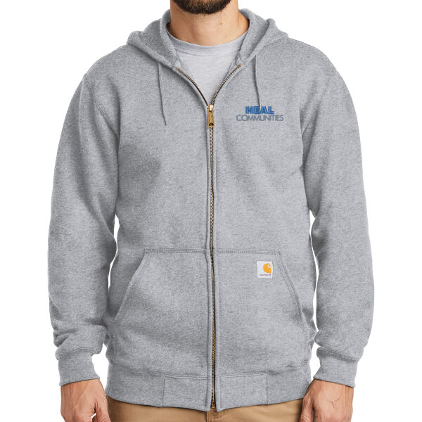   - Midweight Hooded Zip Front Sweatshirt Thumbnail