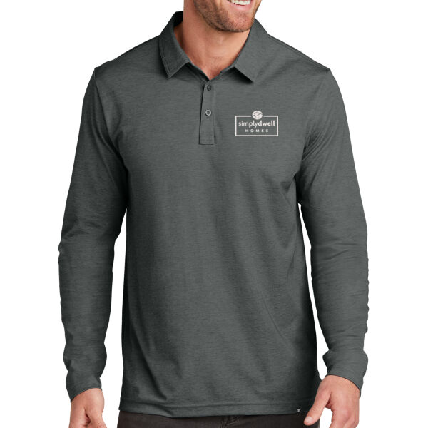   - Oceanside Heather Long Sleeve Polo Thumbnail