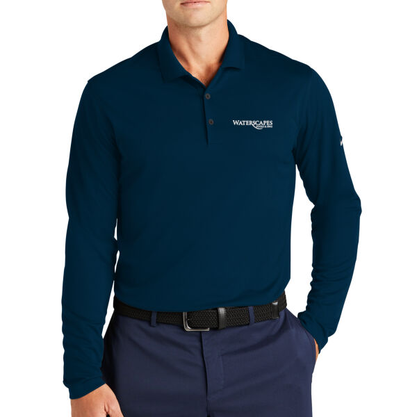   - Dri FIT Micro Pique 2.0 Long Sleeve Polo Thumbnail