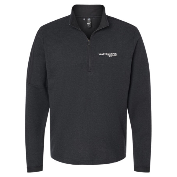   - Men's 3-Stripe Quarter-Zip Sweater Pullover Thumbnail