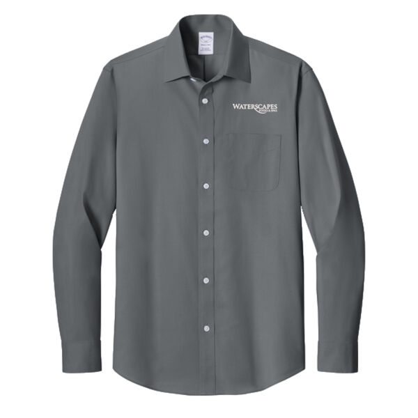   - Wrinkle Free Stretch Pinpoint Spread Collar Shirt Thumbnail