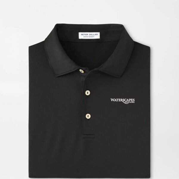   - Solid Stretch Jersey Long Sleeve Polo Thumbnail