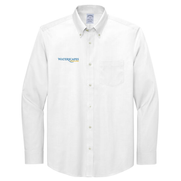   - Tall Wrinkle Free Stretch Pinpoint Shirt Thumbnail