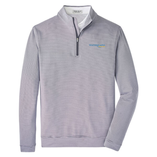   - Perth Sugar Stripe Performance Quarter Zip  Thumbnail