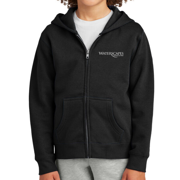   - Youth V.I.T. Fleece Full Zip Hoodie Thumbnail