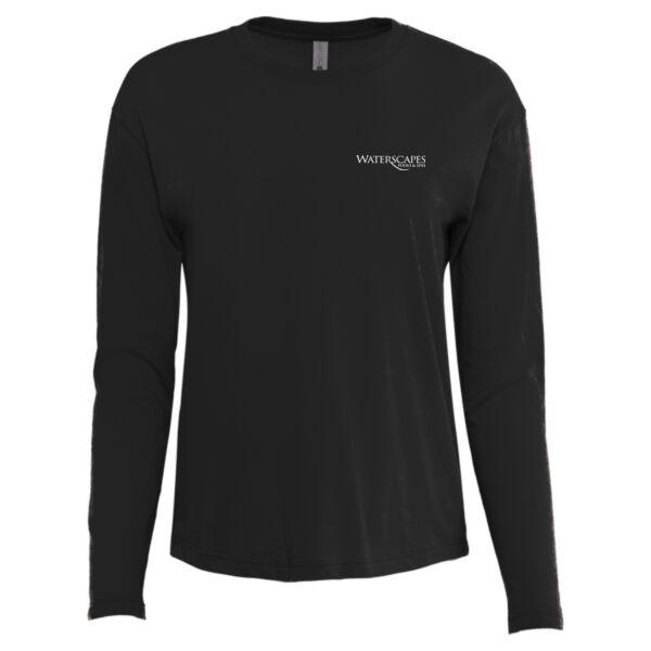   - Women's Cotton Relaxed Long Sleeve T-Shirt Thumbnail