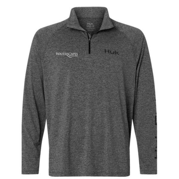   - Men's Airweight Heather Quarter-Zip Pullover Thumbnail