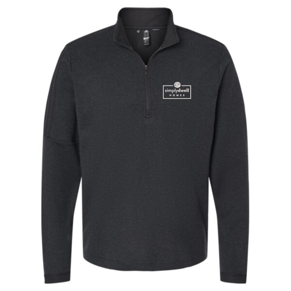   - Men's 3-Stripe Quarter-Zip Sweater Pullover Thumbnail