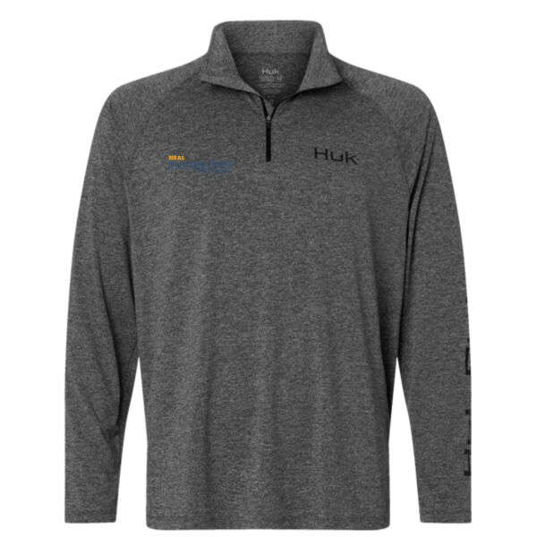   - Men's Airweight Heather Quarter-Zip Pullover Thumbnail