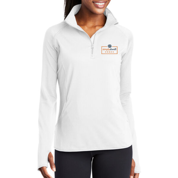   - Women's Sport Wick ® Stretch 1/4 Zip Pullover Thumbnail