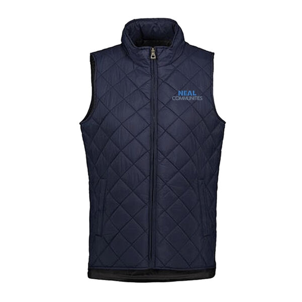   - Women's Vintage Diamond Quilted Vest Thumbnail