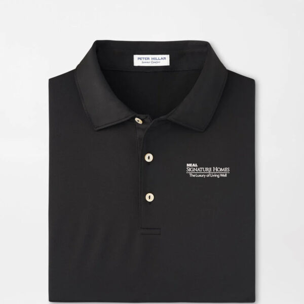   - Solid Stretch Jersey Long Sleeve Polo Thumbnail
