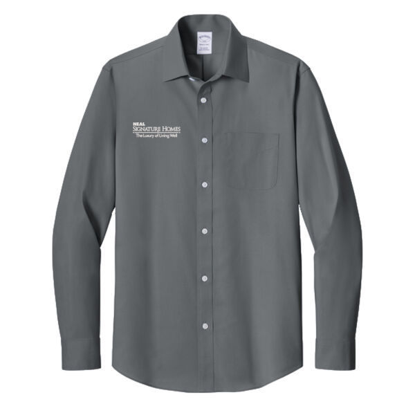  - Wrinkle Free Stretch Pinpoint Spread Collar Shirt Thumbnail