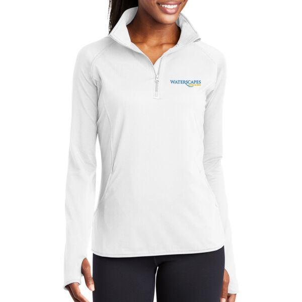   - Women's Sport Wick ® Stretch 1/4 Zip Pullover Thumbnail