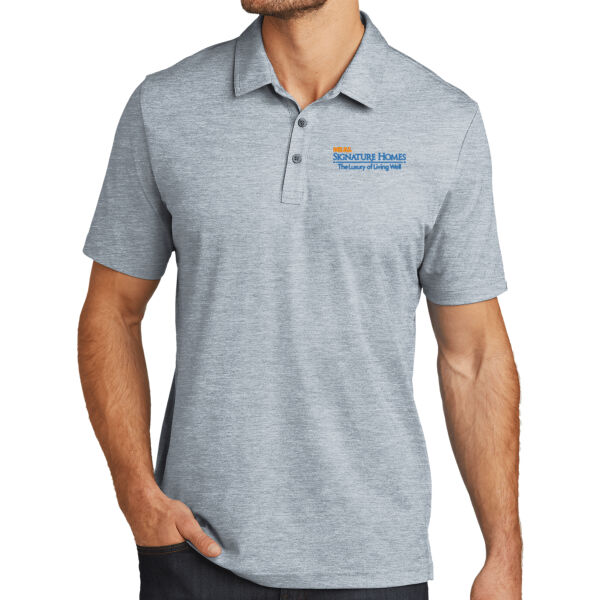   - Oceanside Heather Polo Thumbnail